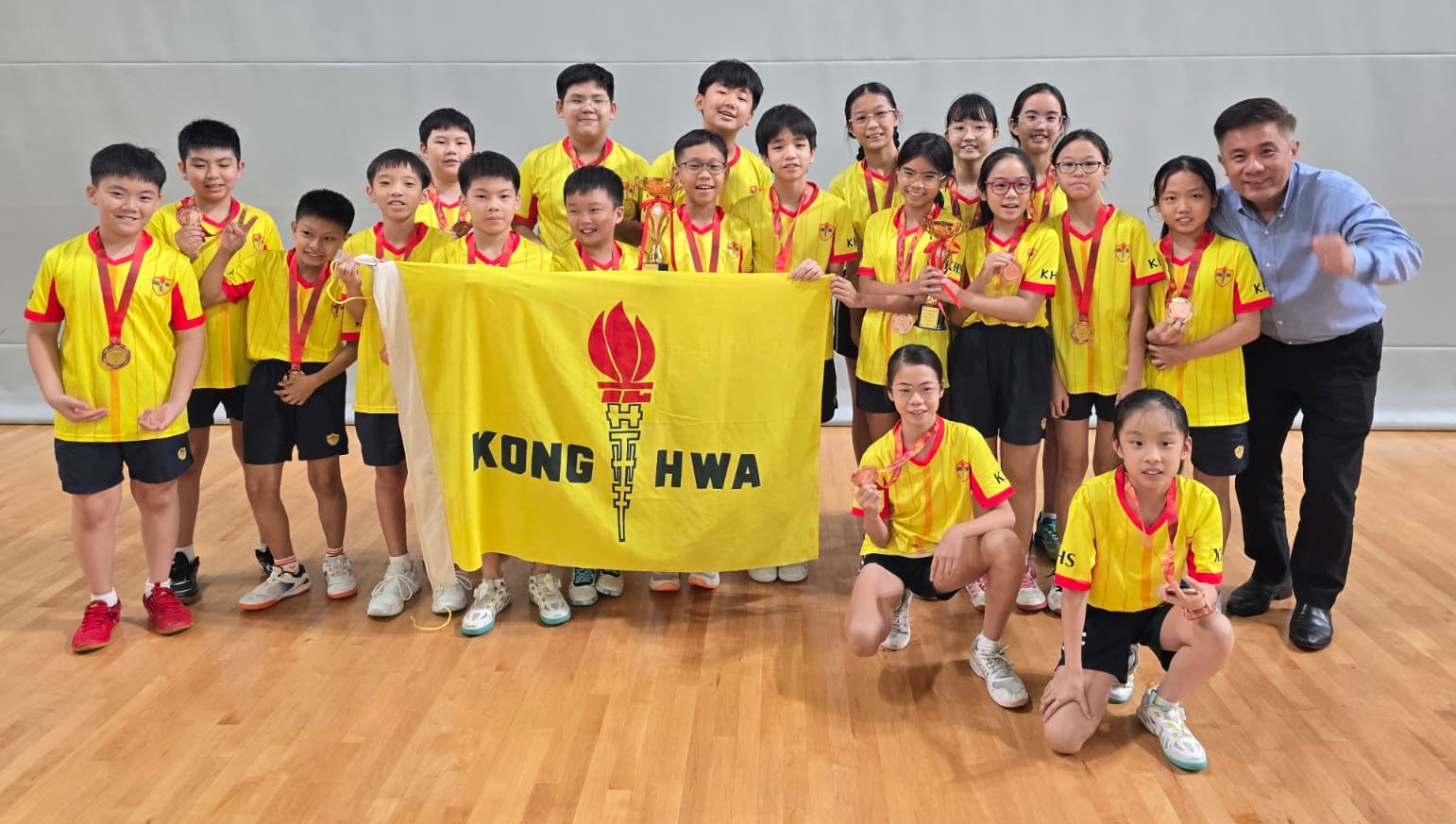 Table tennis cca group photo